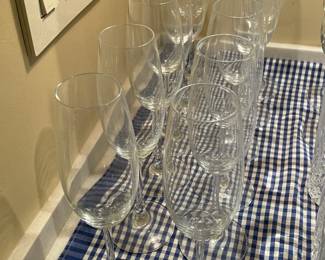 Clear Champagne Glasses
