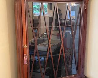 Antique Corner Curio Cabinet