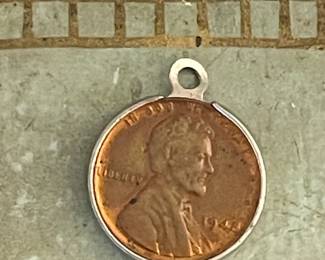 Vintage Zippo Lighter Penny Keychain