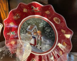 Villeroy And Boch Christmas Plate