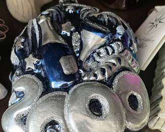 2000 Millennium Glass Ornament