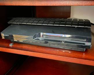 Sony Playstation 3 W/ Power Cords, 3 Controllers, & All Paperwork
