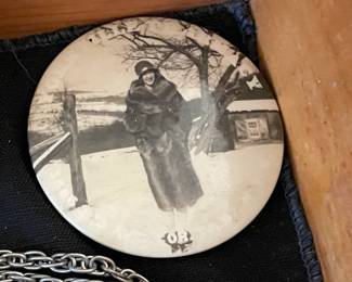Antique Pharmacy Pocket Mirror