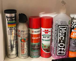 Assorted Cleaning Chemicals