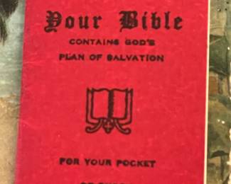 Vintage Mini Pocket Bible