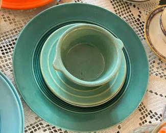 Vintage Fiesta Plates, Etc.
