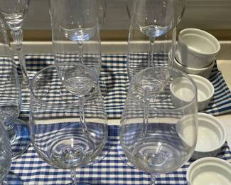 Clear Wine Glasses