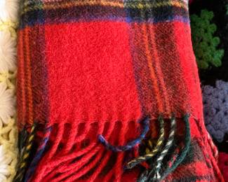 Vintage Plaid Blanket From Gimbels Dept Store