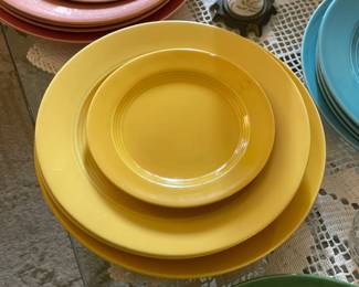 Vintage Fiesta Plates, Etc.