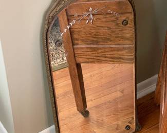 Antique Etched Mirror