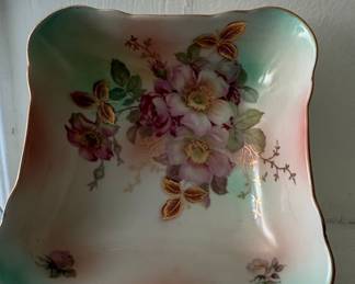 Schumann Arzberg Bavaria Wild Rose Square Bowl