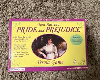 Jane Austen's Pride and Prejudice Trivia Game by Marina Games