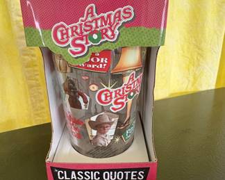 A Christmas Story "Classic Quotes" 16oz Glass