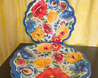 The Pioneer Woman Floral Melamine Plates