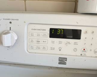 Kenmore Electric Range with Oven and Warmer Drawer
