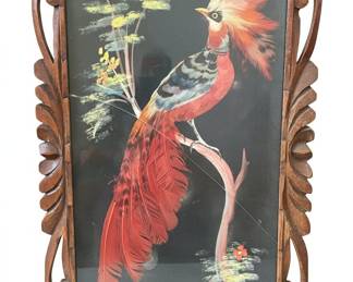 Mexican Feather Art Framed Picture