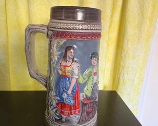Vintage Original Gerzit ceramic beer stein made in West Germany
