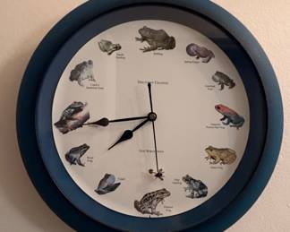 Discovery Channel New World Frogs Wall Clock