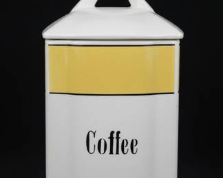 Vintage Ceramic Coffee Canister