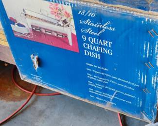 18/10 Stainless Steel 9 Quart Chafing Dish Set