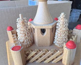 3-Tier Wooden Christmas Pyramid with Figures