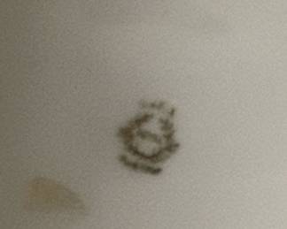 Vintage Hand-Painted Small Porcelain Pitcher with Gold Handle