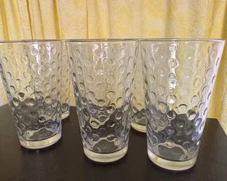 Vintage Libbey "Coin Dot" Tumbler Glasses