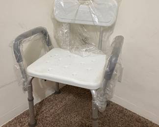 Adjustable Bath Safety Shower Chair with Back and Arms