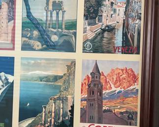 Vintage Italian Travel Poster Collage