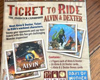 Ticket to Ride: Alvin & Dexter Monster Expansion