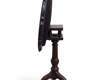 Antique Pie Crust Tilt-Top Pedestal Table