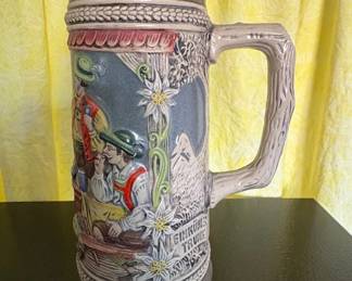 Vintage Original Gerzit ceramic beer stein made in West Germany
