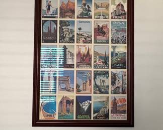Vintage Italian Travel Poster Collage