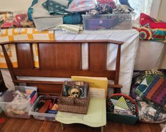 Mid Century Headboard and Footboard