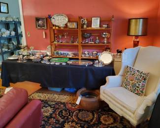 Large Vintage Japanese Brazier, Sculptured Wood, Copper Liner, Circa 1900. 