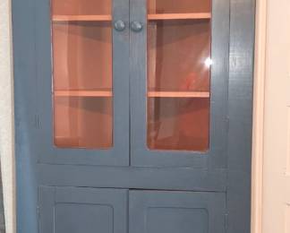 Blue Kitchen Corner Cabinet