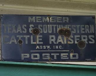 Texas and Southwestern Cattle Raisers Sign