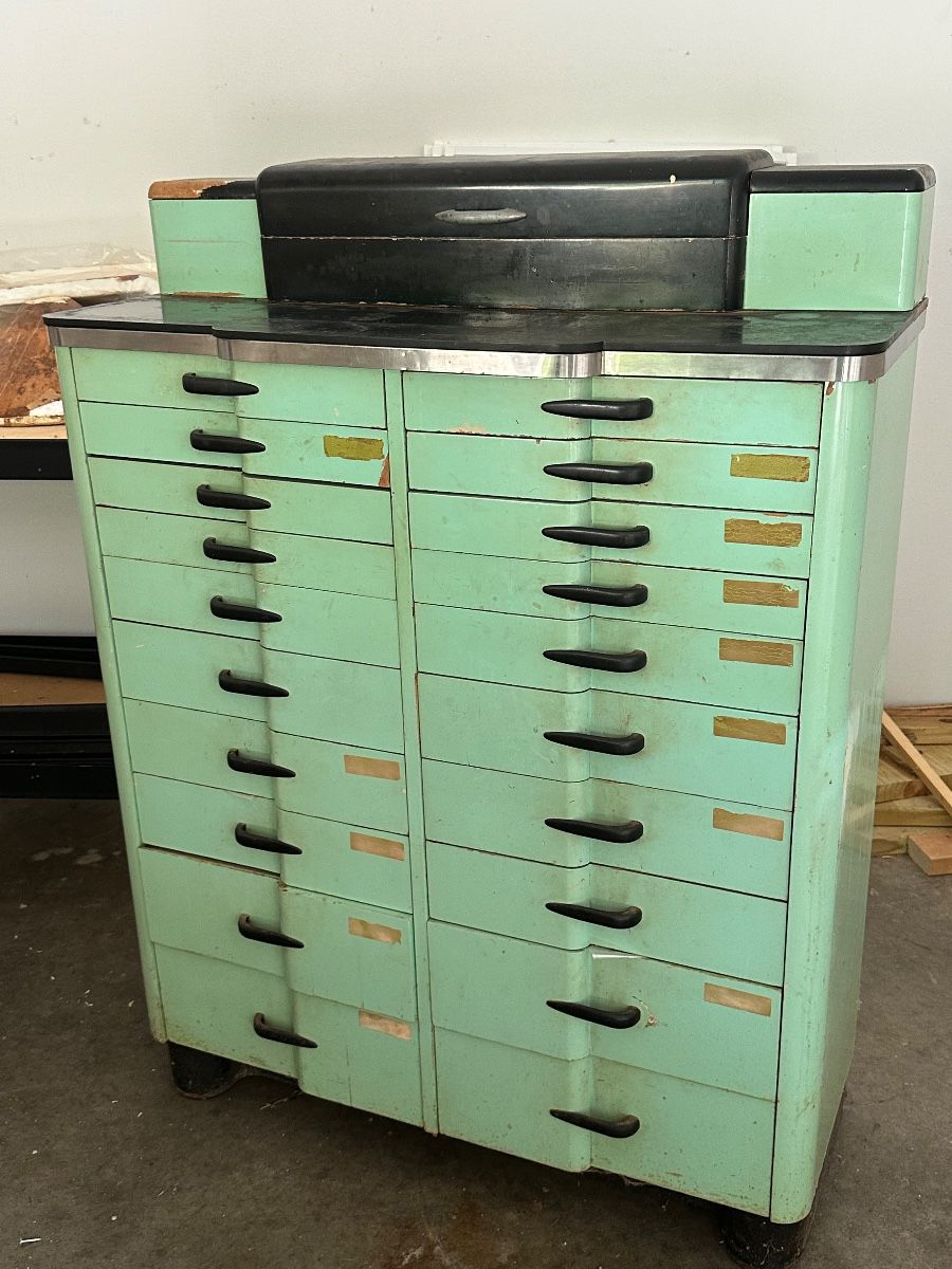 Look at this awesome mint cabinet
