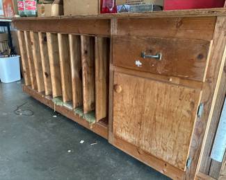 Stain glass makers workbench