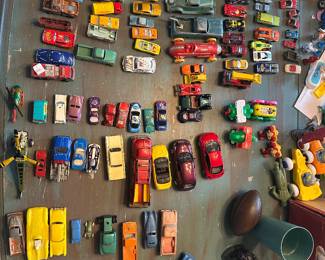 Hot wheels, matchbox vintage toys