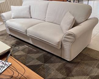 Sofabed, Matching Loveseat, Modular Coffee Table, Area Rug, End Table