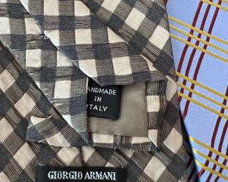 TIES: Georgia Armani, Calvin Klein, Cucita A Mano, Valentino, Castiglioni, E. Marinella, Canali...