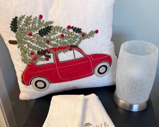 Christmas Pillow, Hand Towels