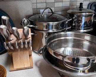 Cookware, Knife Set w Block