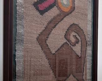 Vintage Handwoven Textile 