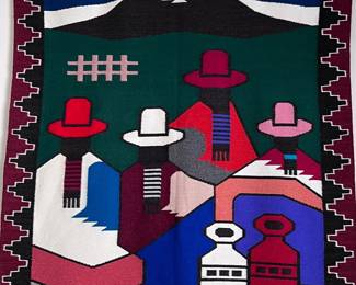Vintage Ecuadorian Wall Hanging 