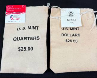 U.S. Mint Sealed Bank Bags of Coins
