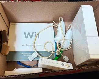 Wii Game Console and Controllers