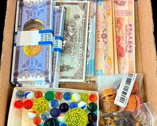 Marbles and Play Money