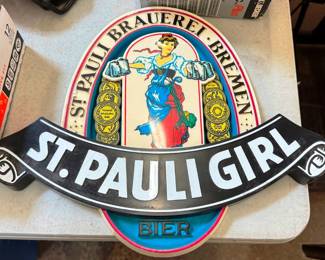 St. Pauli Girl Bier Sign